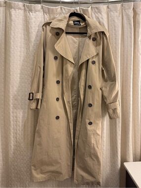 Zara Beige Oversized Trench